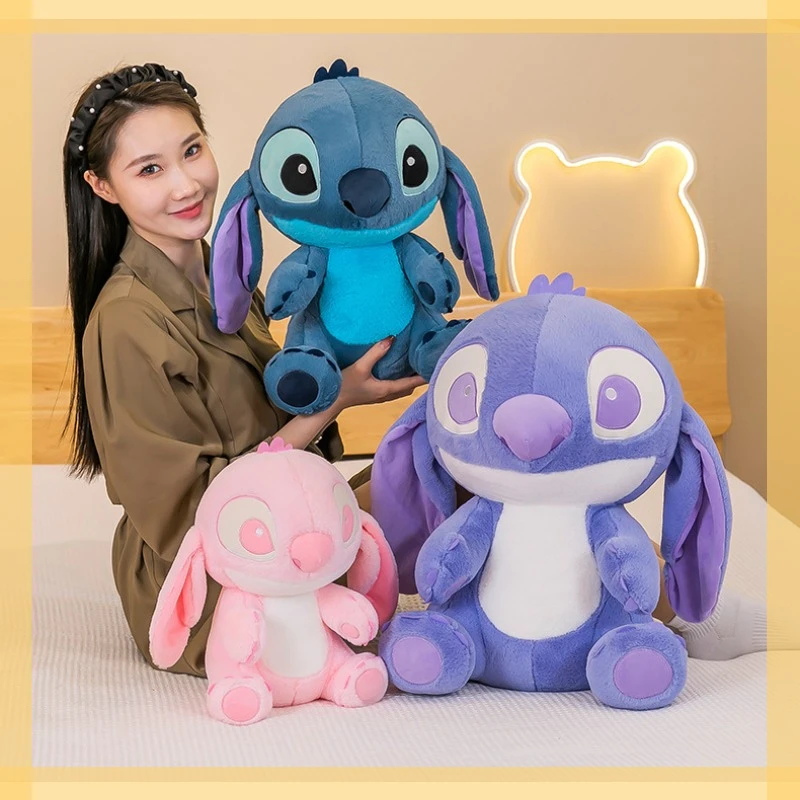 

Kawaii Disney Stitch 35/45 см Плюшевая Игрушка Аниме Лило и Ститч мягкие игрушки мультфильм милый сон бросает подушку кукла детский подарок на день рождения