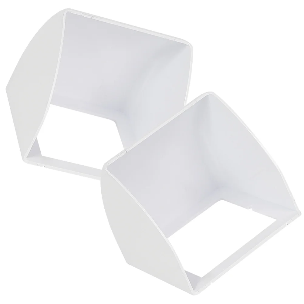 

2Pcs Doorbell Protective Cover Outdoor Weather-Proof Rain Shield for Access Control Machine Password Card Reader Sun Rain