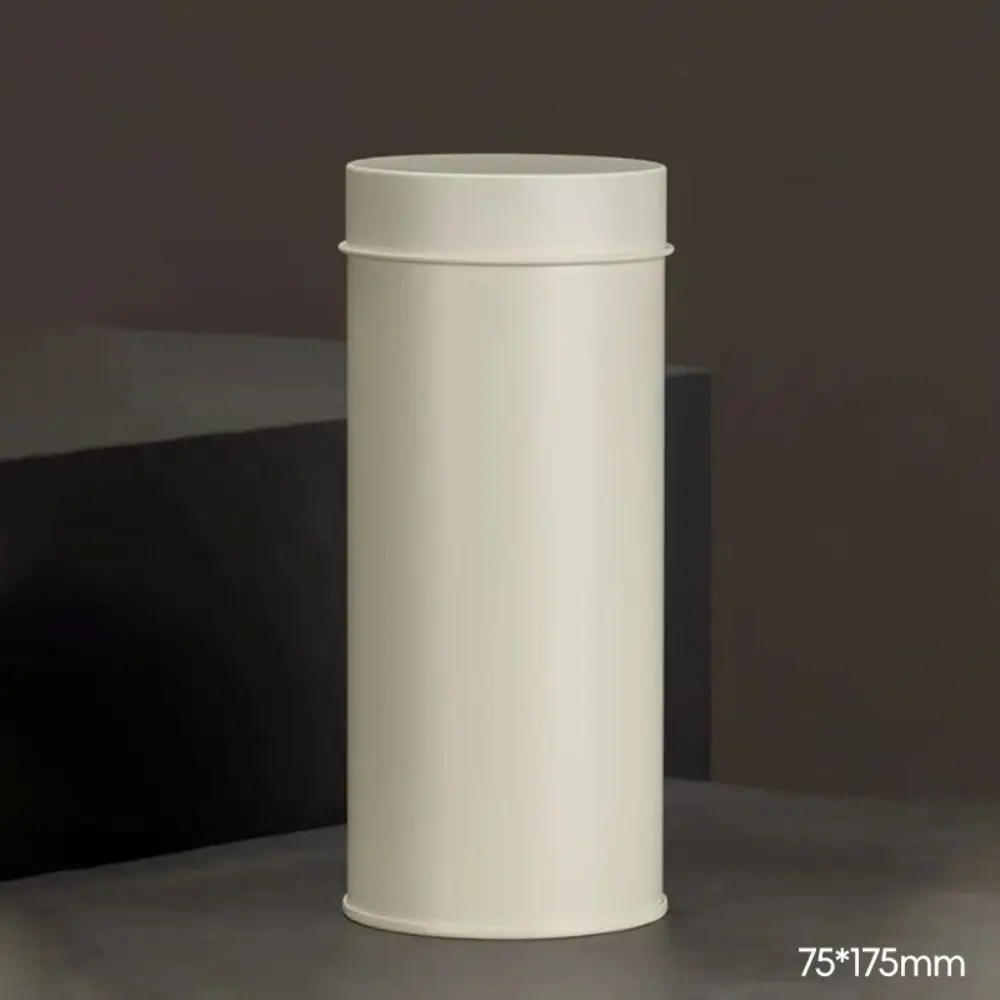 Creative Gift Portable Tea Can Sealed Double Lid Damp-proof Tea Tin Containers Round Tinplate Tea Box Green Tea