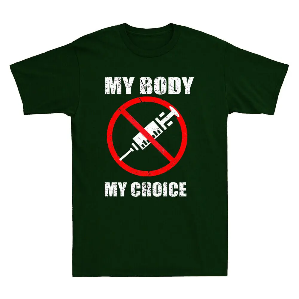 

Мой тело мой выбор рубашка без принудительных вакцин антивакцион подарок новинка Мужская футболка