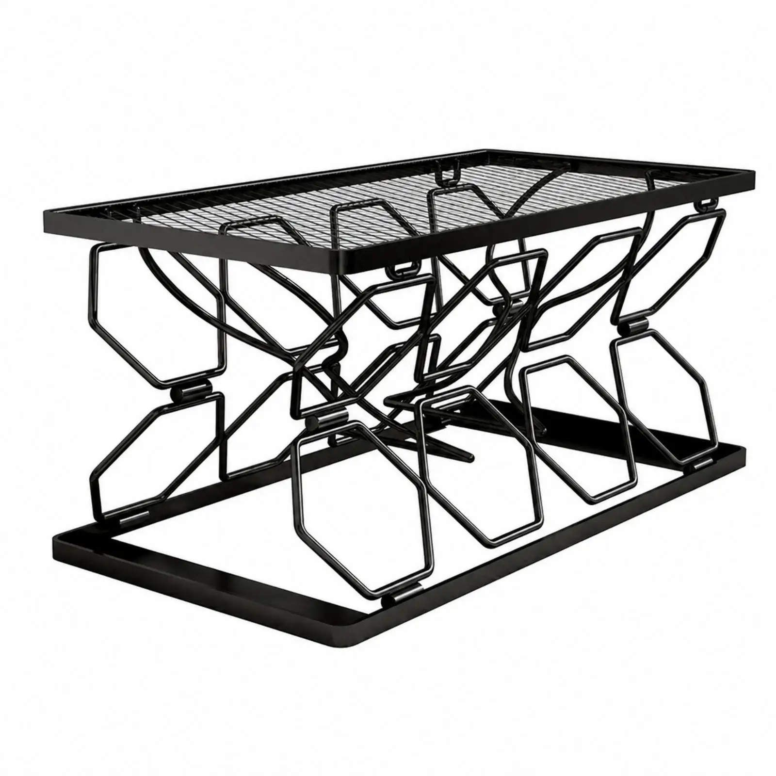 Folding Wine Rack Foldable 8-Bottle Wine Rack Freestanding Bottle Organizer No Assembly Required Space-Saving for Home Bar