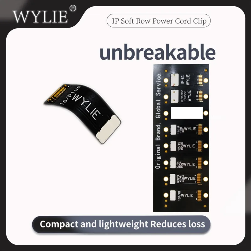 WYLIE IP Card Flex Ca‮lb‬e with Built-in  Card Ribbon Cable Layering Card Sticker for iPhone  6-16Pro Series US Version tool set