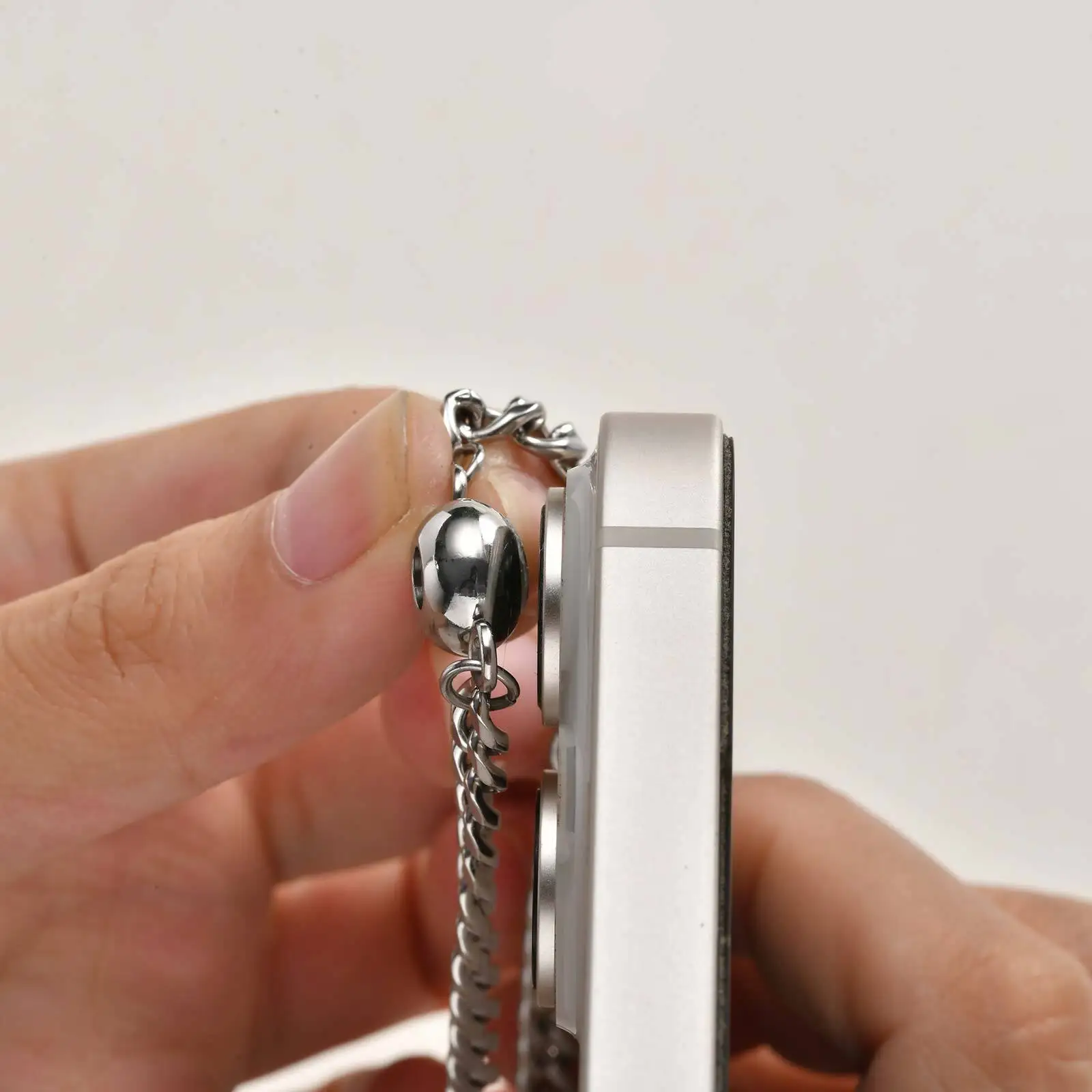 Colar de pedra de projeção personalizado para homens, colares de corrente cubana de aço inoxidável, presente de dia de aniversário