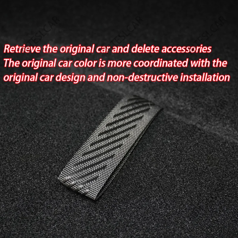 For Tesla Model Y Juniper Launch 2021-2025 Rear Trunk Rope Drawstring Rear Trunk Lid Pull Strap Open Cover Handle Organizer