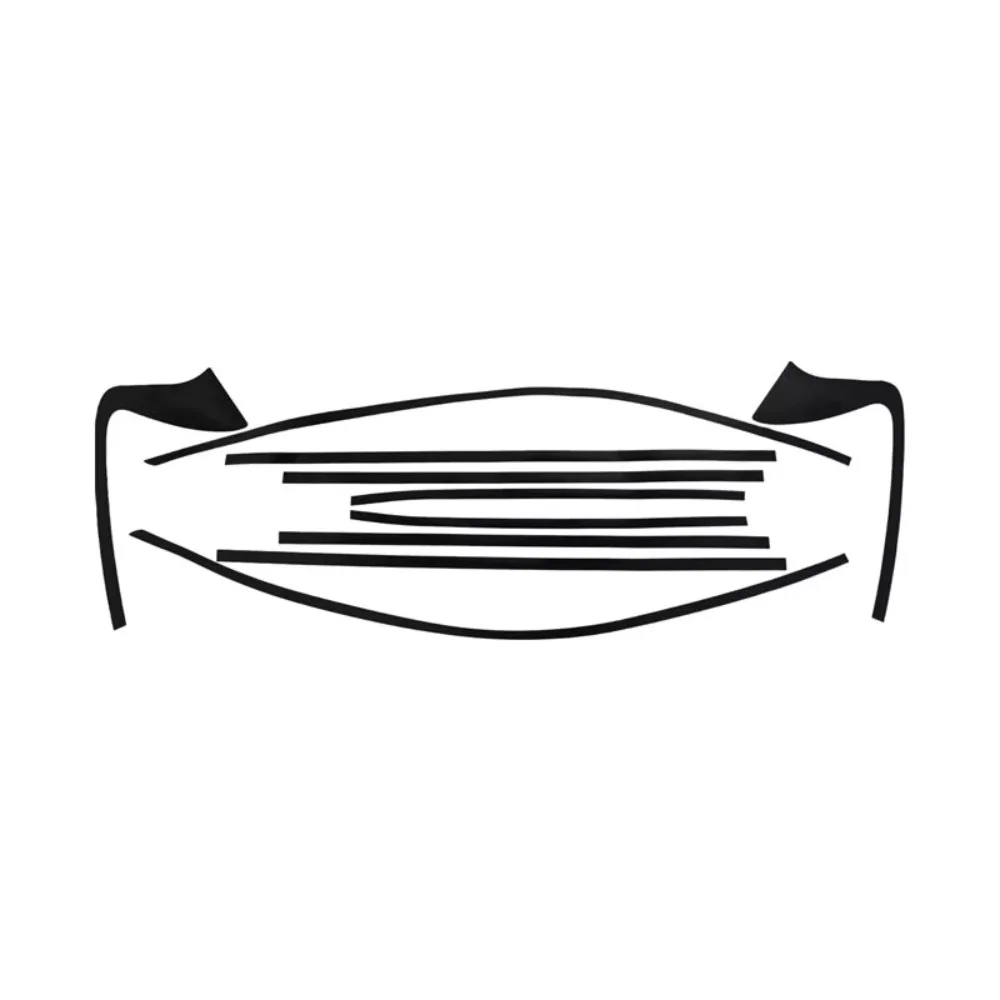For Infiniti Q50 Q50S 2014-2024 Window Trim Stickers Vinyl Scratch Resistant Blackout Style Exterior For Vehicle