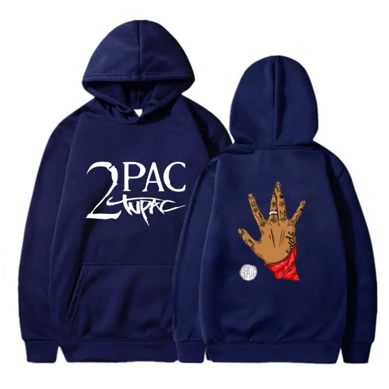 Gangsta Rap 2Pac Hoodie Men Fashion Coat Casual Hoodies Kids Hip Hop Gangsta 2Pac Tupac Shakur Hoodie Sweatshirt Women