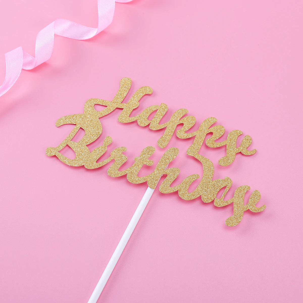 

Happy Birthday Topper Decorations Safe Non Toxic Cardboard Party Supplies Cake Cupcake Topper Decor Tiered C