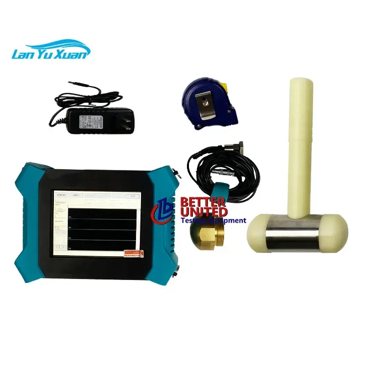 High low ultrasonic strain pile integrity tester