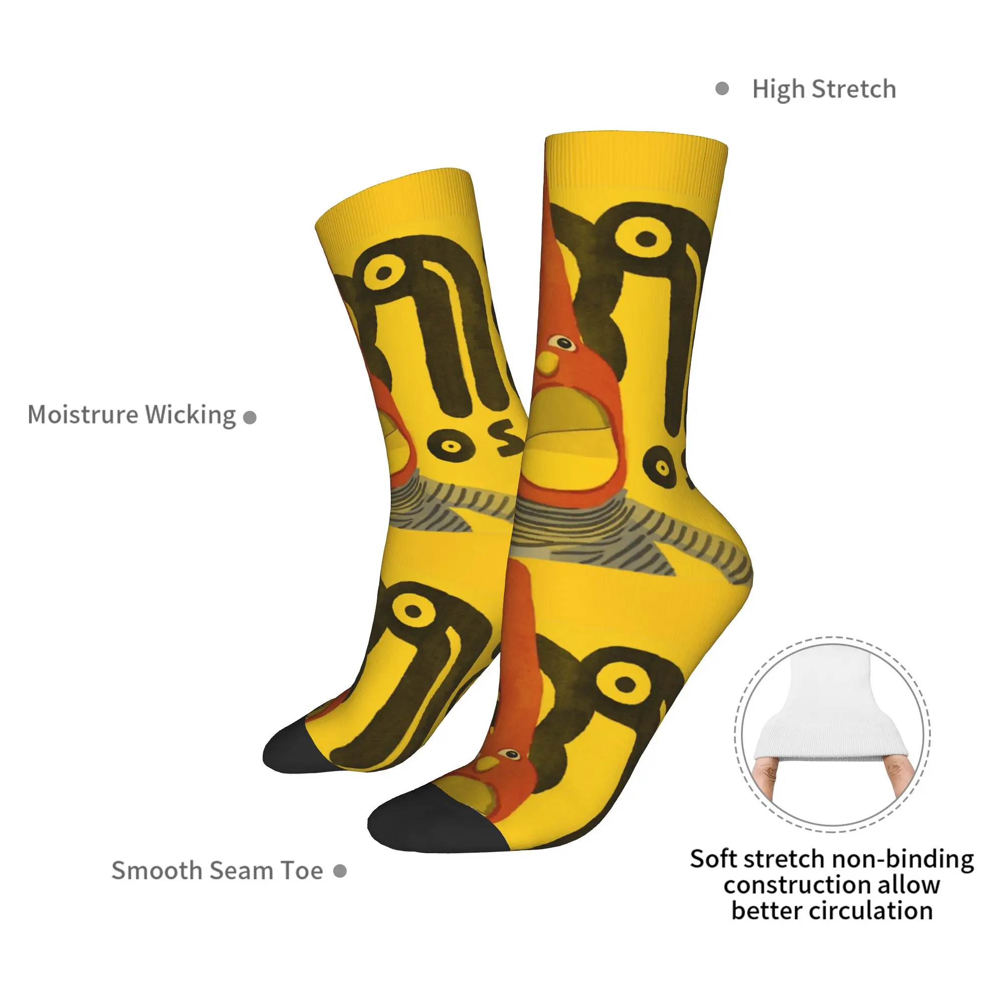 جوارب كاجوال بودوك ذا جرين نوت 31 دقيقة لكرة القدم من البوليستر جوارب أنبوبية متوسطة للجنسين غير قابلة للانزلاق