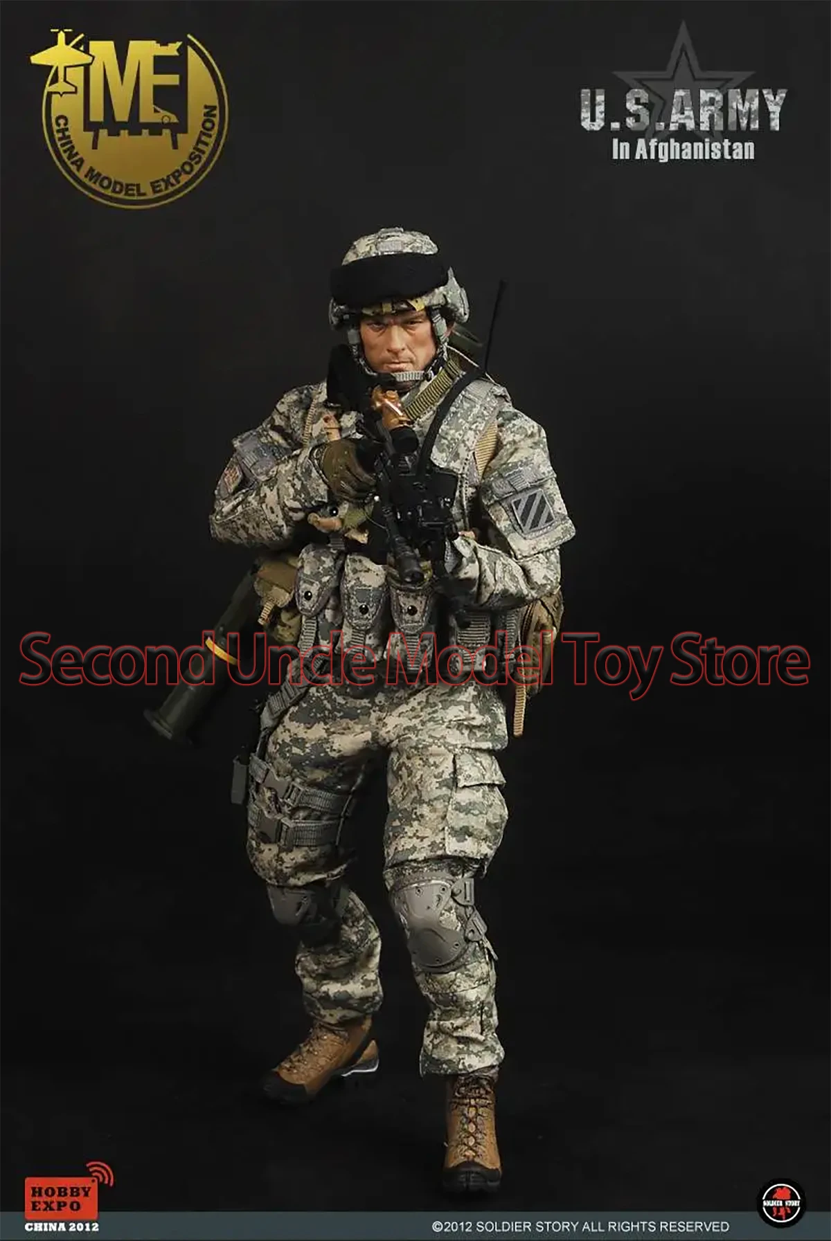 

Soldier Story SS060 1/6 US Army stationed in Afghanistan 12'' Male Soldier Military Action Figure Full Set Collectible Model Toy