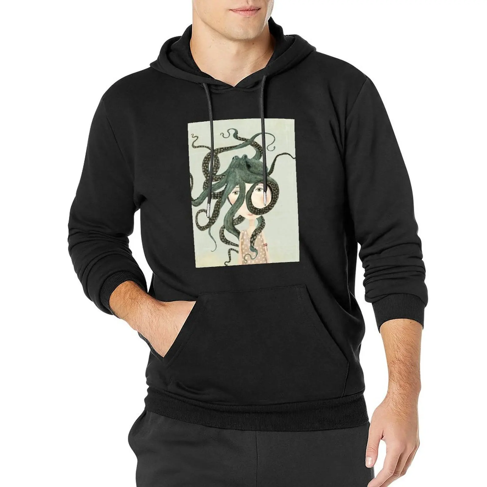 

Octopus Girl Pullover Hoodie anime clothes blouse japanese style korean clothes hoody