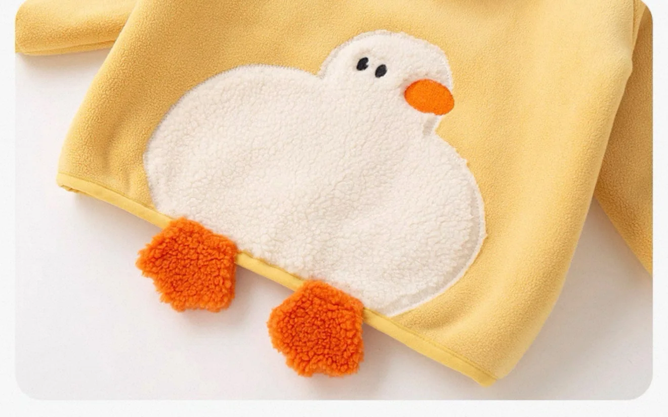 2026 Herbst Winter Kinder Fleece Kapuzenjacke Baby Junge Mädchen Cartoon Dinosaurier Verdickte Warme Oberbekleidung Kinderkleidung Winddichter Mantel – Detail 10