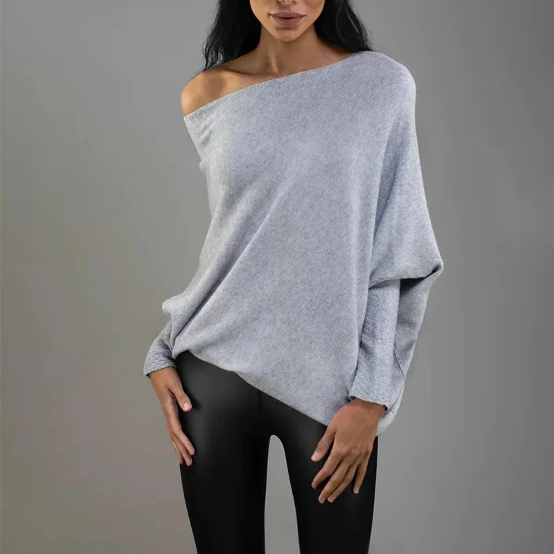 New Winter Women Solid Color Knitted Pullover Sweater Autumn Lady O Neck Casual Loose Sweaters Retro Female Long Sleeve Warm Top