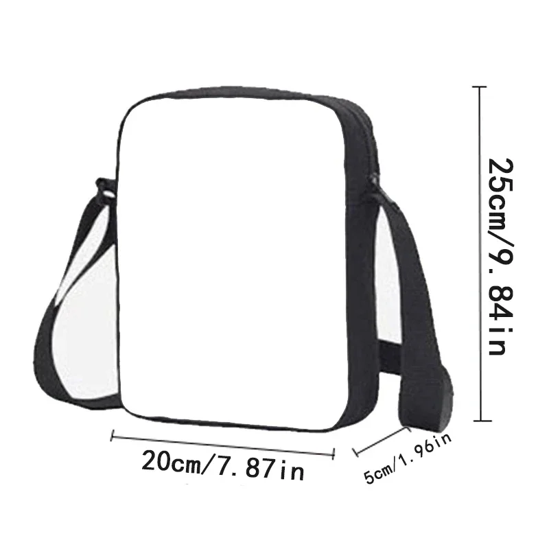 Jongen Meisjes Schattige Anime Ondeugende Pochacco Bedrukte Schouder Messenger Bag Kind Casual Handtas Mannen Vrouwen Telefoon Tas Boodschappentas