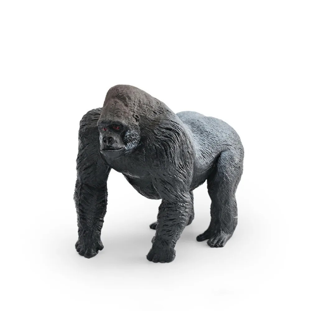 

PVC Simulated Solid Animal Model Realistic Statue Simulation Gorilla Animal Toy Animals Figure Ornament Chimpanzee Action Figure