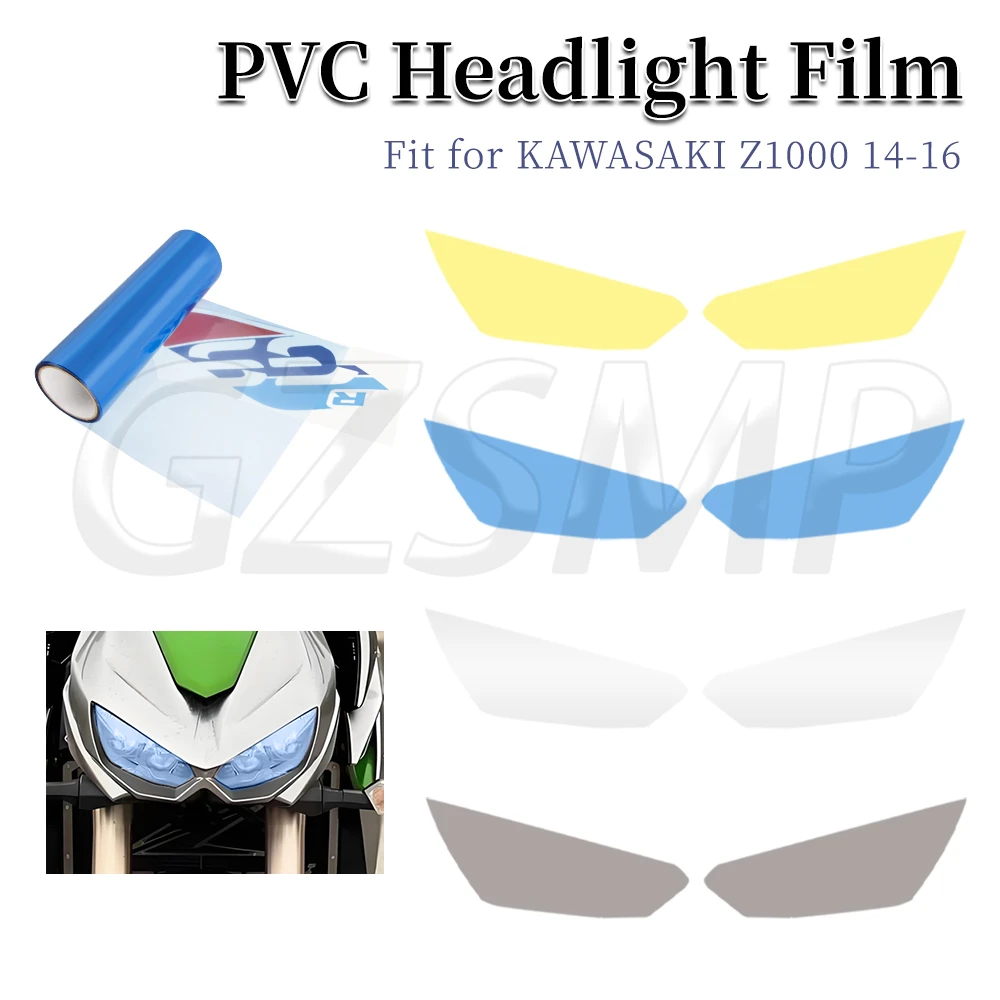 

fit For KAWASAKI Z1000 2014 2015 2016 2017 2018 Motorcycle Headlight Anti Scratch Transparent Protective Film Sticker Decal