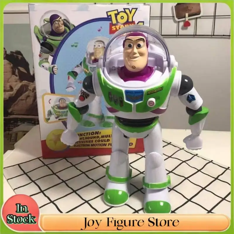 

Hot Toy Story Buzz Lightyear Electric Walking Robot Doll Action Figure Pixar Model Toy Suitable Collection Doll Birthday Gift