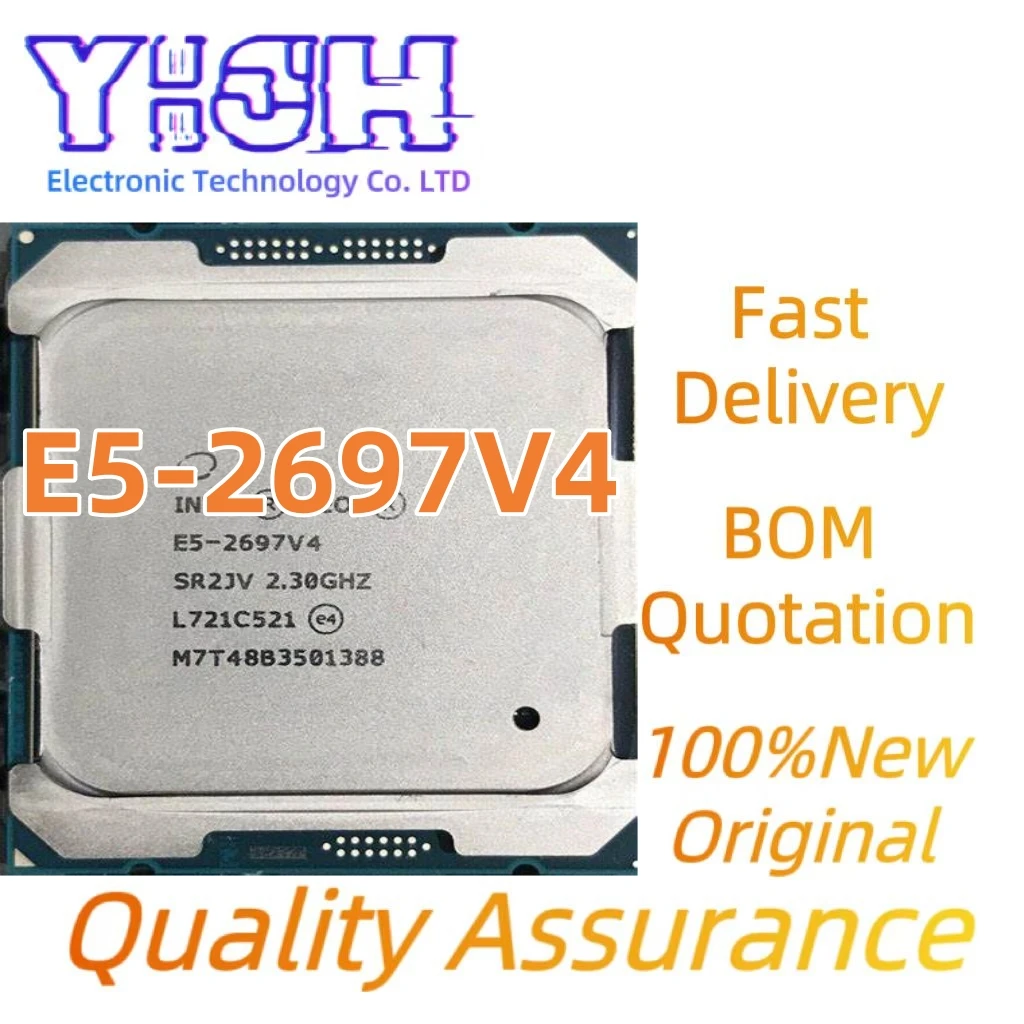 E5-2697V4 SR2JV 18Core 36Threads LGA2011-3 14NM E5-2697 V4 E5 2697V4 E5 2697 V4