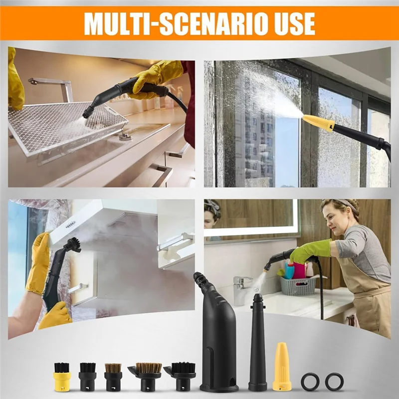 Parti di ricambio per pulitore a vapore Spazzola rotonda Spazzole per giunti Accessorio per ugello per raschietto per Karcher SC1 SC2 SC3 SC4 SC5 CTK10 CTK20