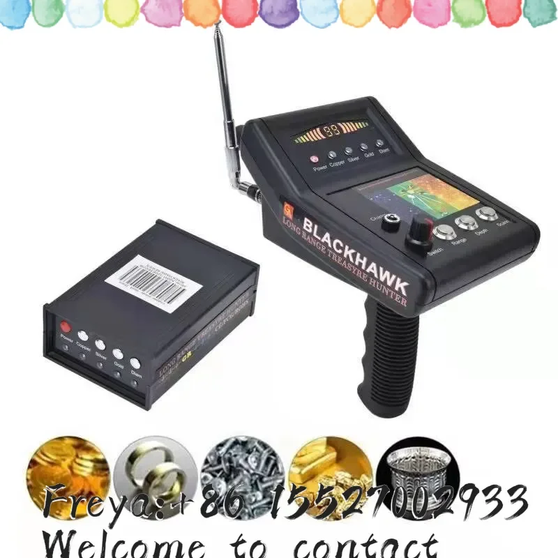 Black Hawk A8 Underground Remote Location Metal Detector Field Gold Silver Dollar Scanning Search Instrument Cross-border