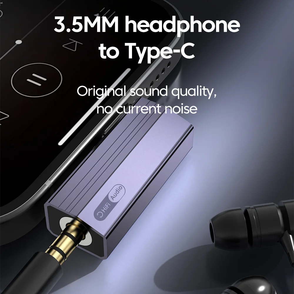 USB Audio Adapter USB A/Type-C to 3.5mm Jack Elbow Digital Audio Connector For iPhone 15-17 Cellphones Tablet Laptop PC Computer