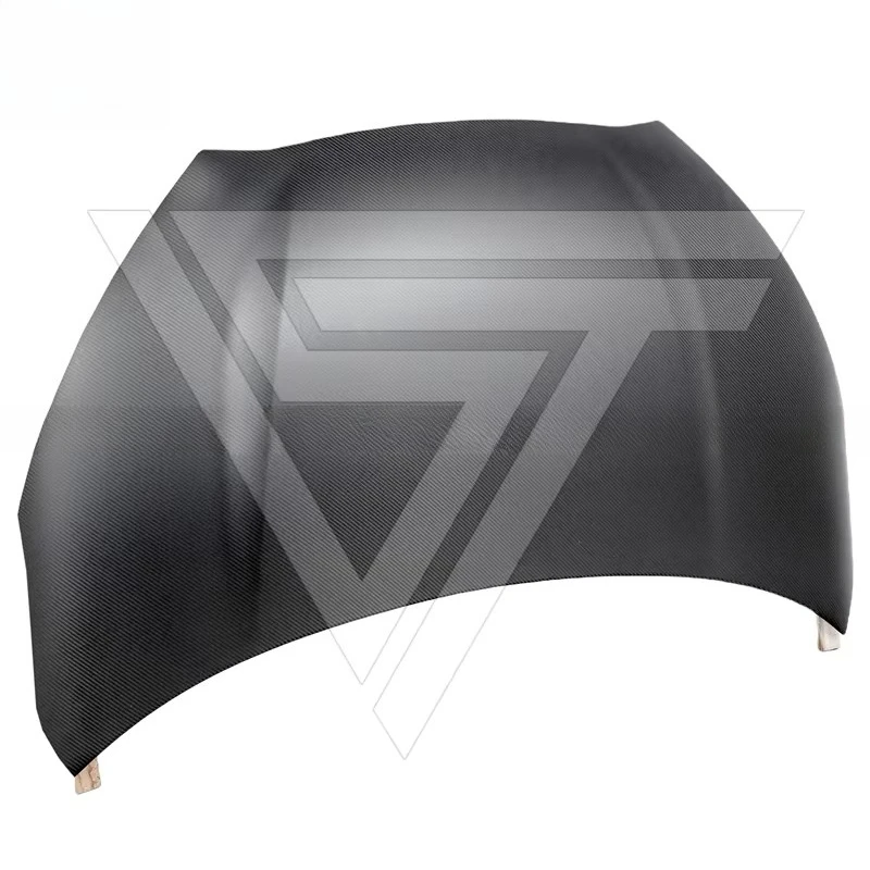 Matte Carbon Fiber Hood for 2020-2022 Toyo Gr Yaris Mxpa12 Gxpa16 Retrofit to Oem Style view 4