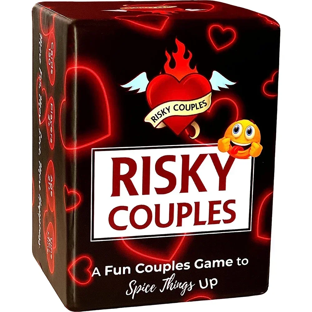 Risky Couples Super Fun Couples Game For Date Night 150 Spicy Dares Questions For Your Partner Romantyczna rocznica Gra karciana