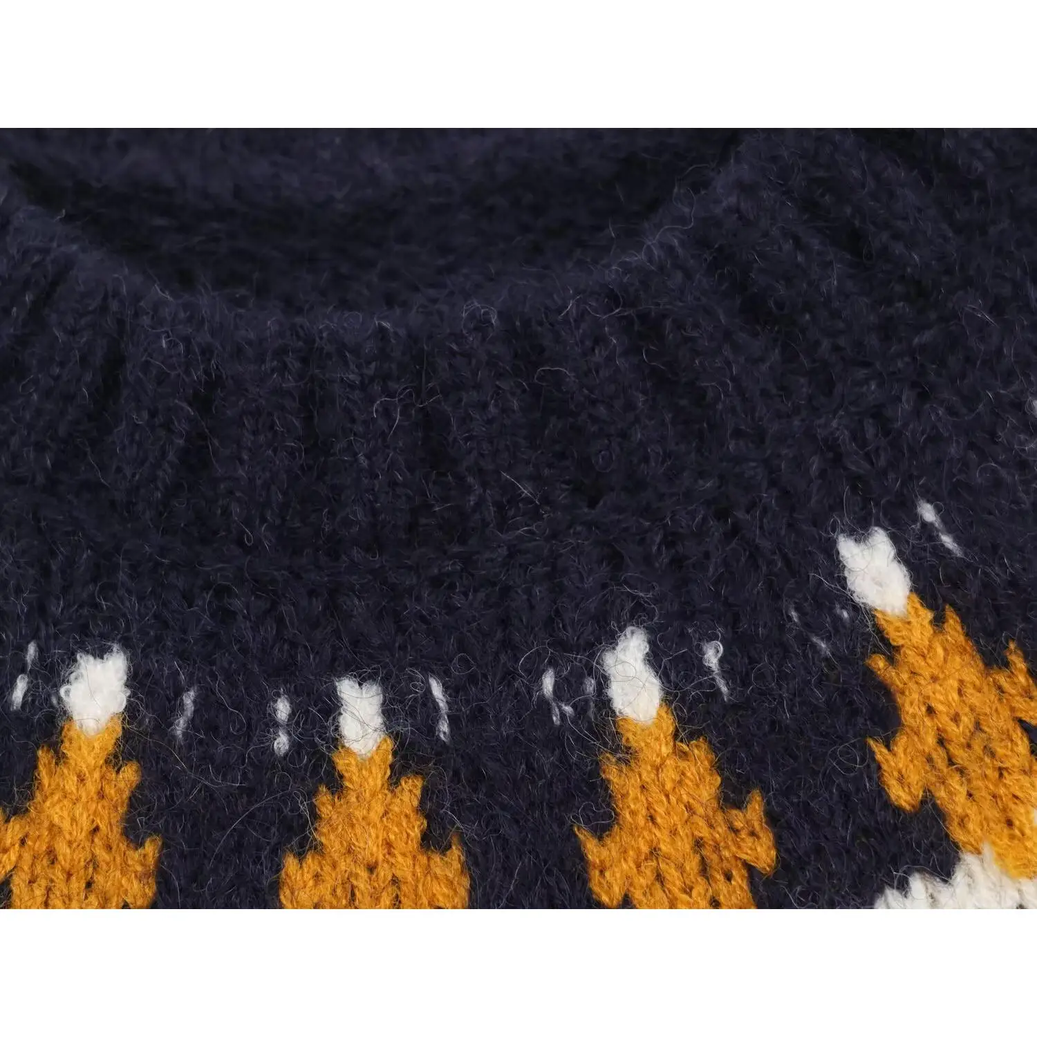 JNLEAOG Faionable Thiened سترة نسائية فضفاضة الشارع Sle جولة Ne Long Sve ألياف البوليستر الخريف وصول جديد #3