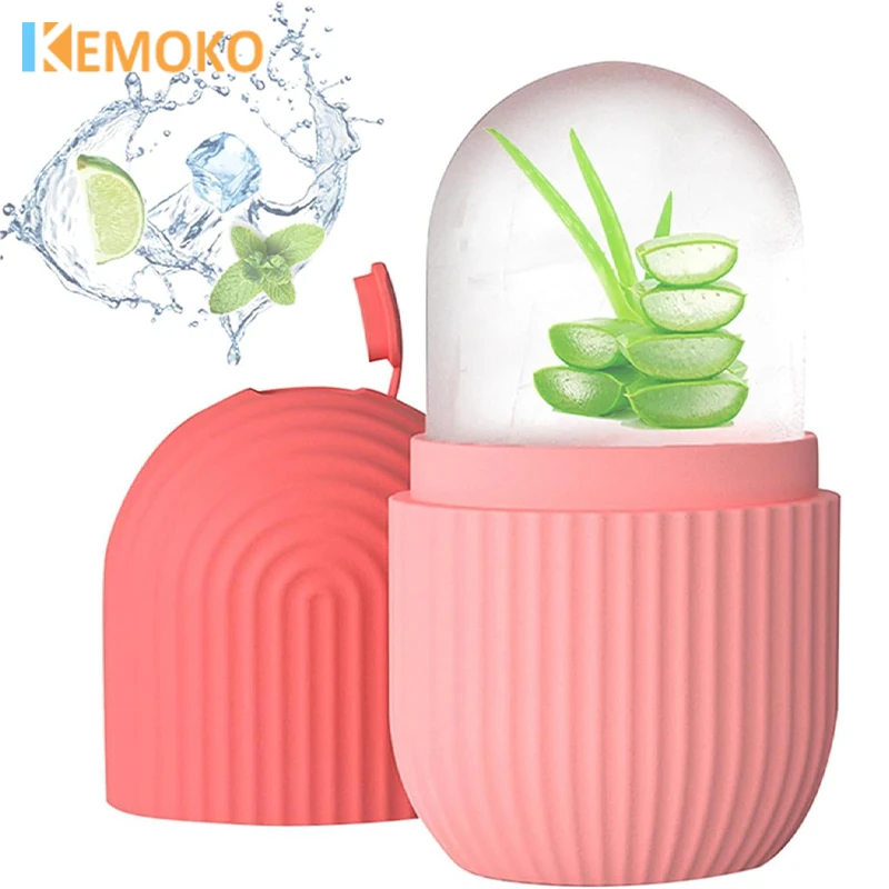 

Silicone Ice Roller Face Lifting Contouring Tools Facial Massager Ice Cube Roller Neck Eye Eliminating Eye Bags Beauty Skin Care