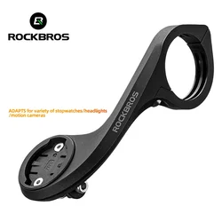 ROCKBROS Luz Suporte para Mountain Road Bicicleta, Tabela Código Titular, Nylon Extensão Frame, Sports Camera Lamp, Base Acessório