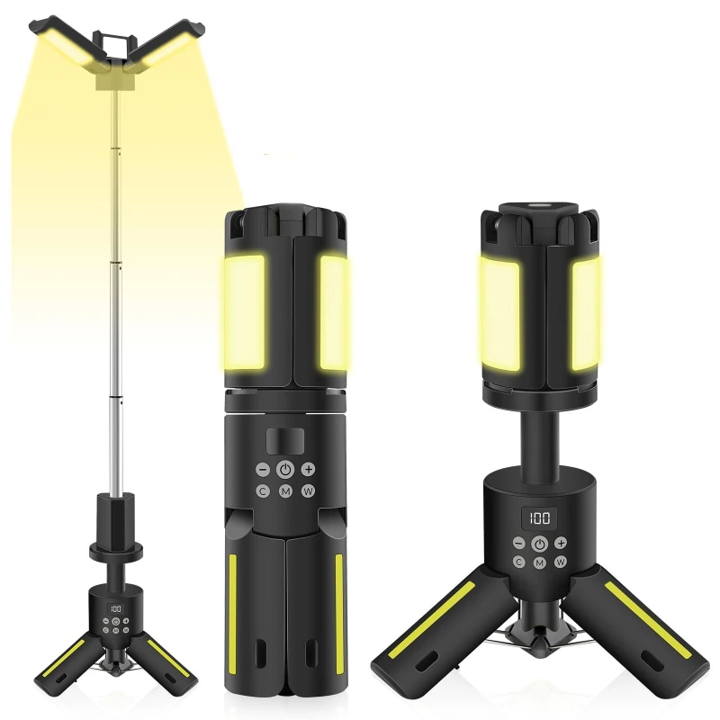 

Portable outdoor camping light Multifunctional retractable camping light Charging long battery life Waterproof tent