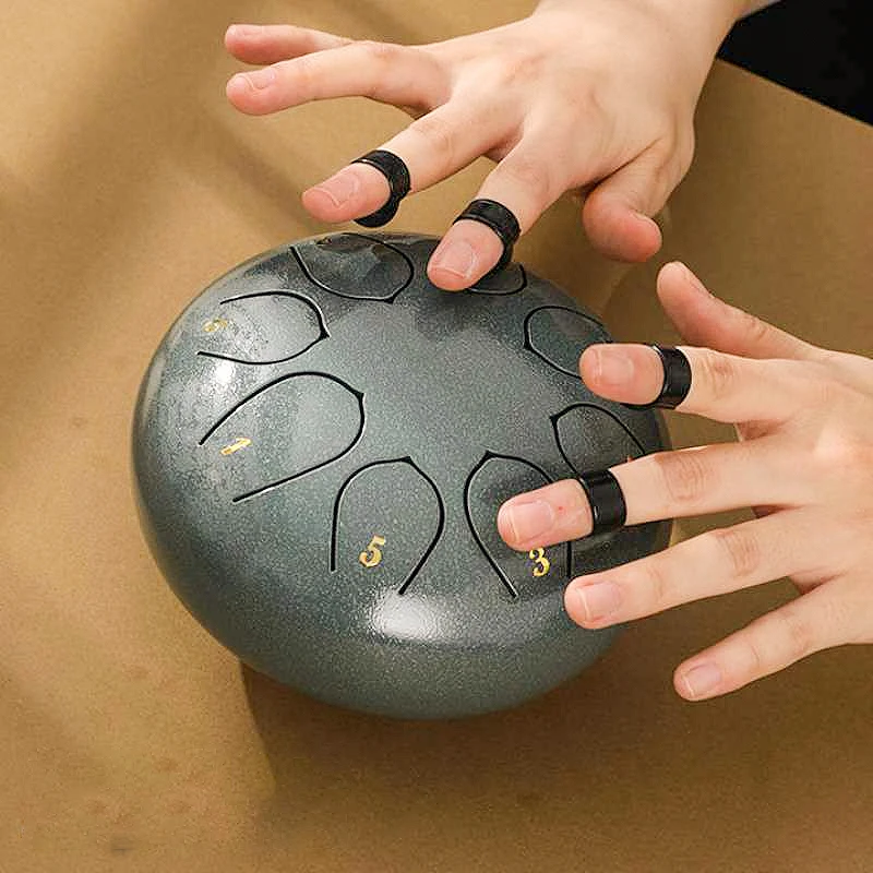 8 TONE 6 นิ้ว Ethereal กลองเครื่องดนตรีเริ่มต้นเครื่องดนตรีลิ้นกลองกังวลฟรีกลองเหล็กเด็กดนตรีของเล่น