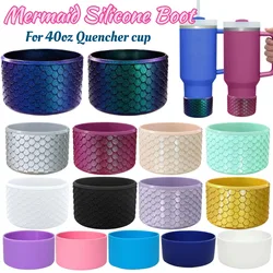 7.5cm Silicone Boot for 40 oz Tumbler Quencher Adventure Tumbler Handle Bottom Sleeve for Ice Flow Flip 30oz 20oz Water Bottle