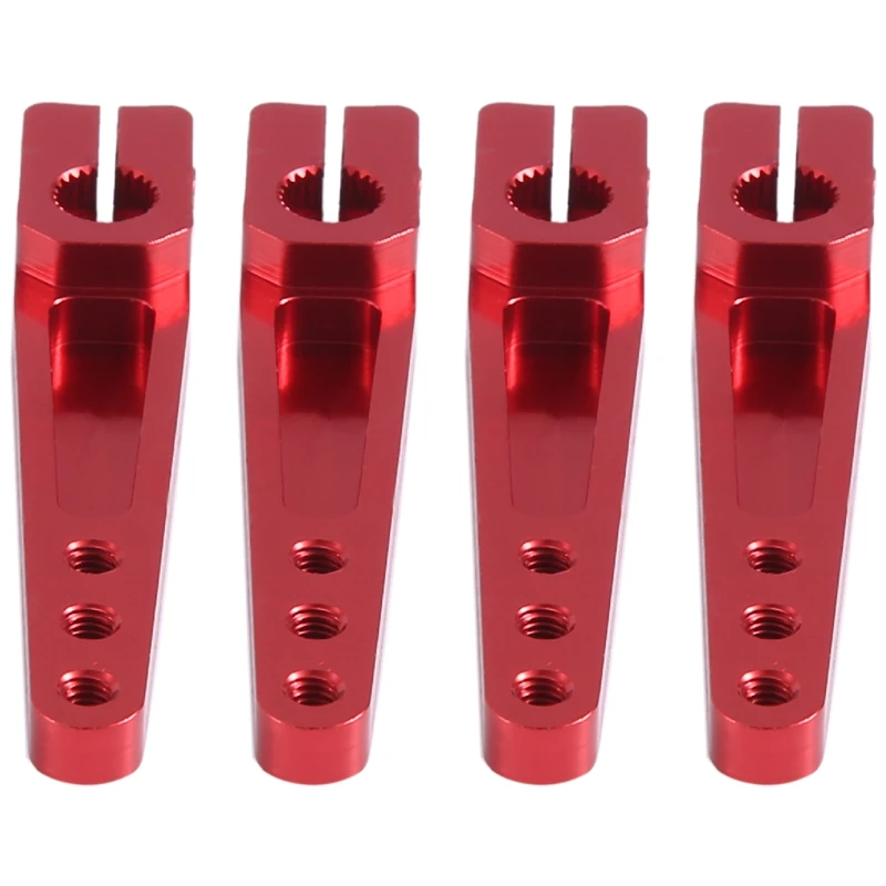 

A72I 25T Metal Servo Horns M3 Threads Metal Steering Arm for RC Car Truck Airplane