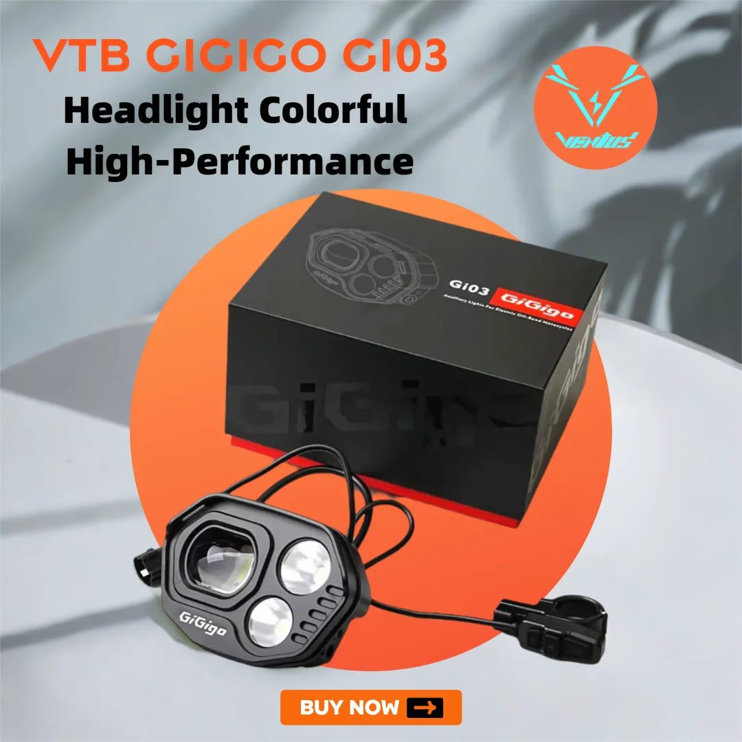 

Gigigo Gi03 Headlight 6000K Powerful Lighting for Surron Light Bee Ultra Bee Talaria Sting 79bike Compatible Motorcycle Equipmen