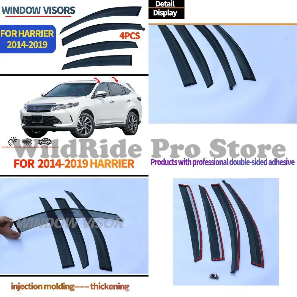 

1 set For Toyota HARRIER Window Visors Sun Shade for Toyotaharrier 2014+