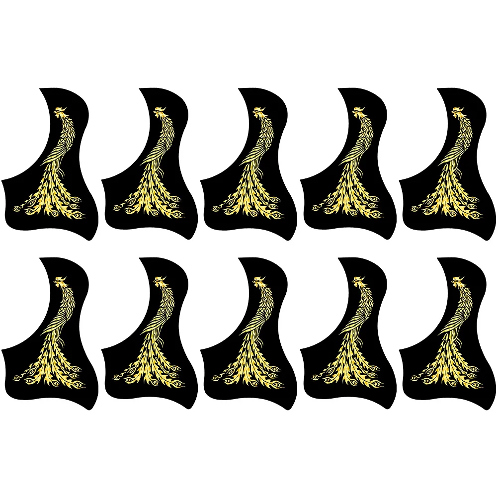 

10 Pcs Guitar Pickguard Material Vintage Pvc Cool Accessories Pickguards Cover Protector