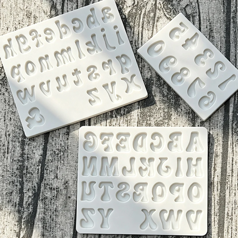 Alphabet Letter Number Silicone Sugarcraft Mold Cupcake Chocolate Fondant Cake Decorating Tools