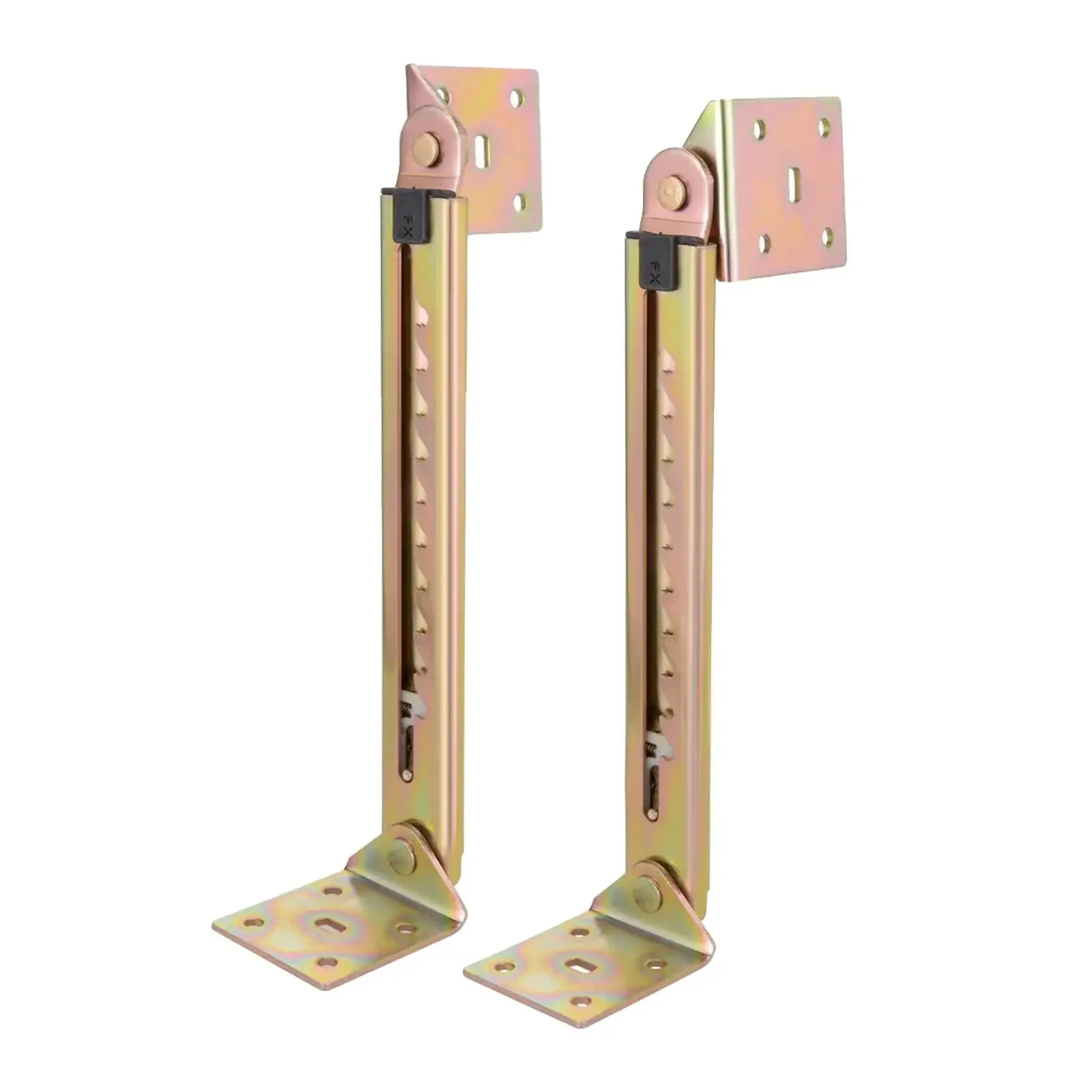 10 Gear Angle Lifting Rod Hinge with Bracket ,Desk ,Adjustable for Cabinet 1pair
