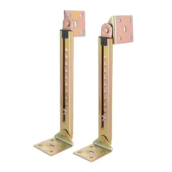 10 Gear Angle Lifting Rod Hinge with Bracket ,Desk ,Adjustable for Cabinet 1pair