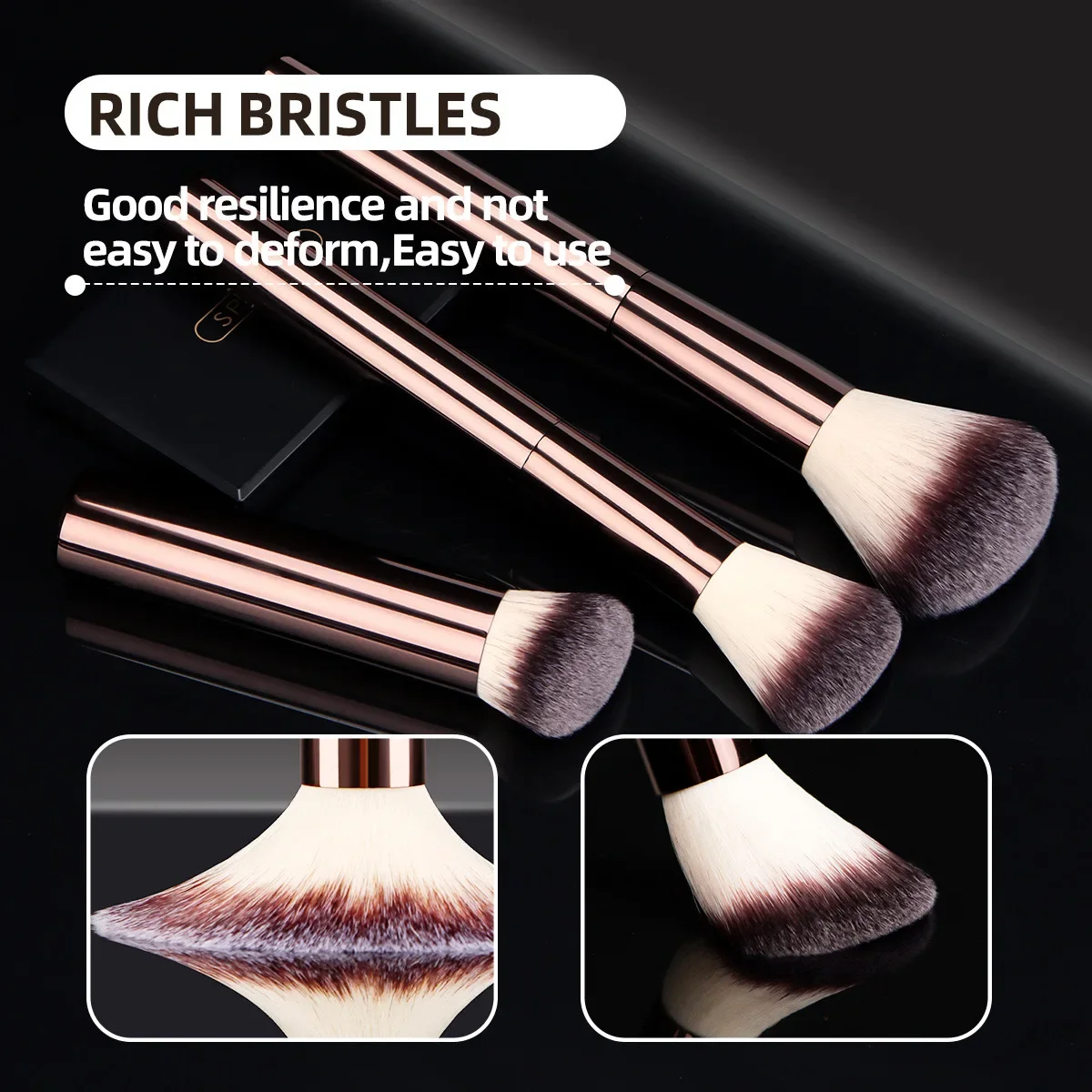 Make-up Pinsel Powder Foundation Concealer Rouge Bronzer Lidschatten Augenbrauen Eyeliner Sculpting Pinsel Metallgriff Make-up-Tools