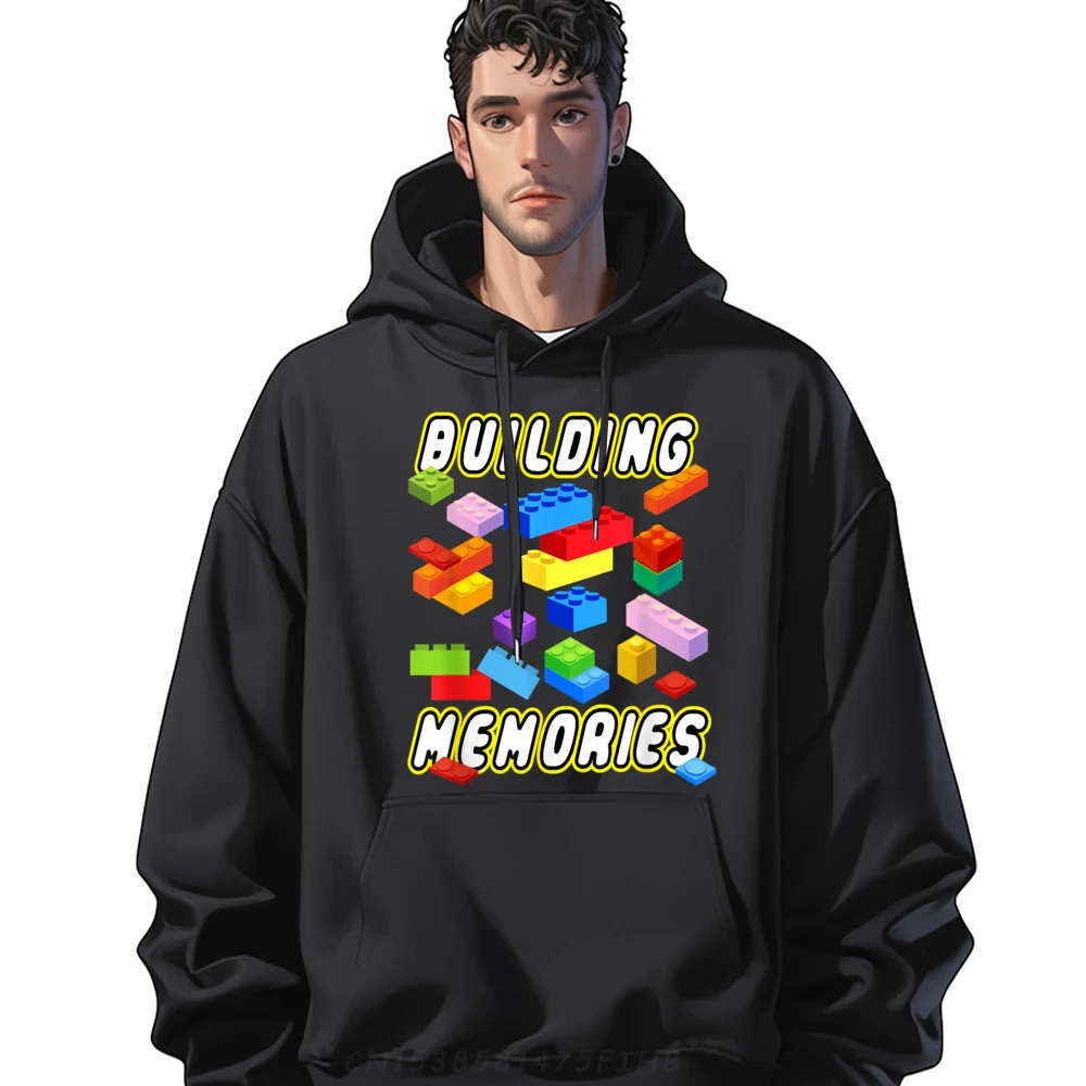 

Building Memories Sweatshrt Long Sleeve Slogan Newest Mens Summer Hoodies Slogan Coat Crewneck