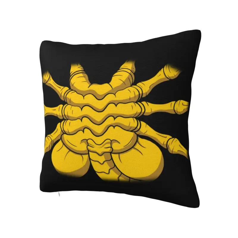 Facehugger Monster Cushion Cover 45x45cm Horror Alien Velvet Cute Throw Pillow Case Decoration Salon