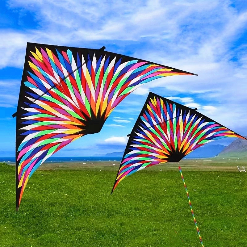 6sqm large delta kite for adults reel outdoor toys for kids flying wing professional paragliding to jump kite reel azabi for the