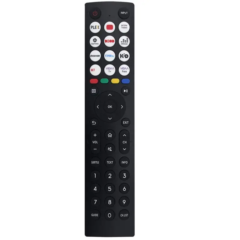 Control Remoto de Repuesto de Alta Calidad para Televisores Hisense 4K ULED LED LCD EN2J36H 65U7HQ 55U8HQ 55U8HAU 65U8HQ 75U8HAU 55E7HQ 65U8HAU