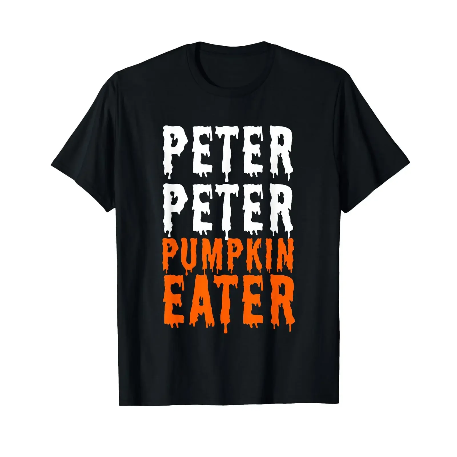 Peter Pumpkin Eater Halloween Costume Couple Men T Shirt vintage Washed streetwear designer clothes Top For Everyday Wear