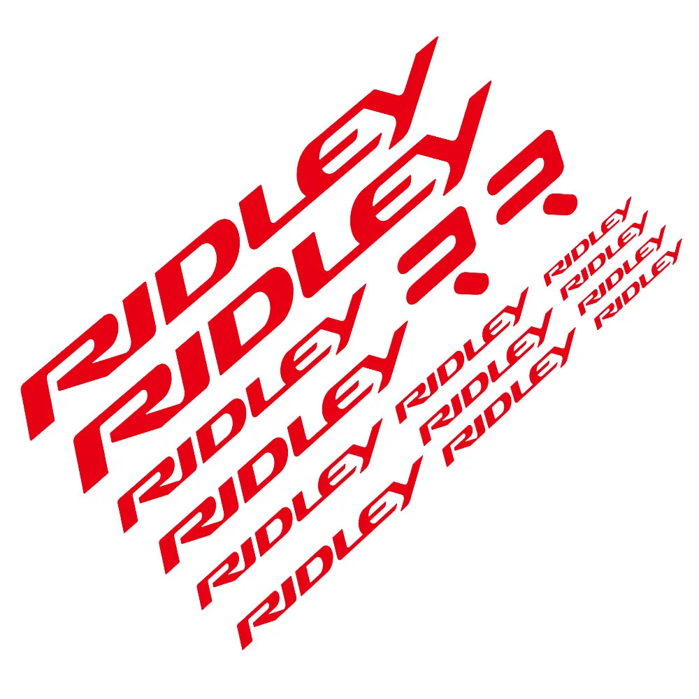 لملصقات RIDLEY الجديدة إطار الدراجة استبدال شارات الفينيل لركوب الدراجات