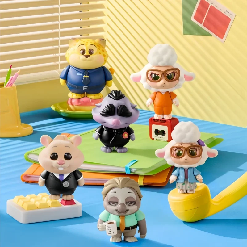 Zootopia Daily Life Series слепая коробка фигурка милые настольные украшения декоративные трендовые игрушки рождественские подарки для всех возрастов