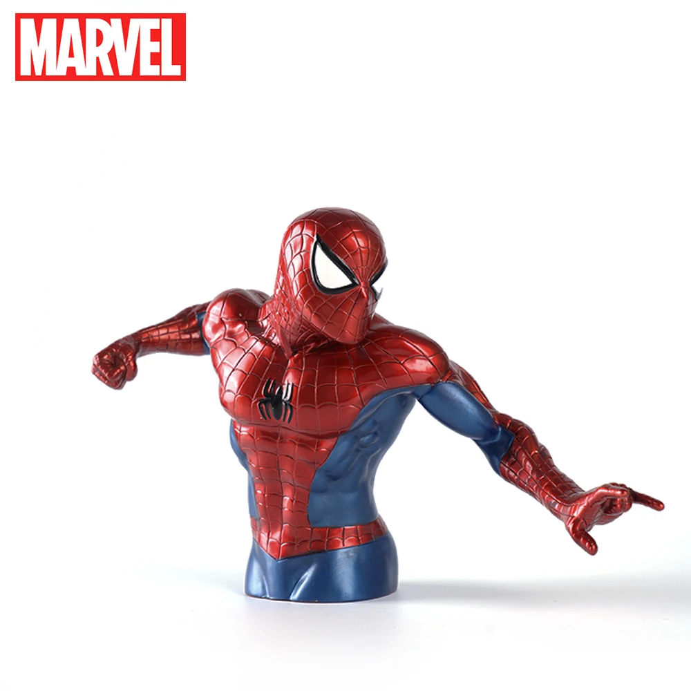 スパイダーマン公式ライセンスPVC貯金箱 スパイダーマンコインバンク コレクタブルホームデコレーションオーガナイザー 1個 マーベル