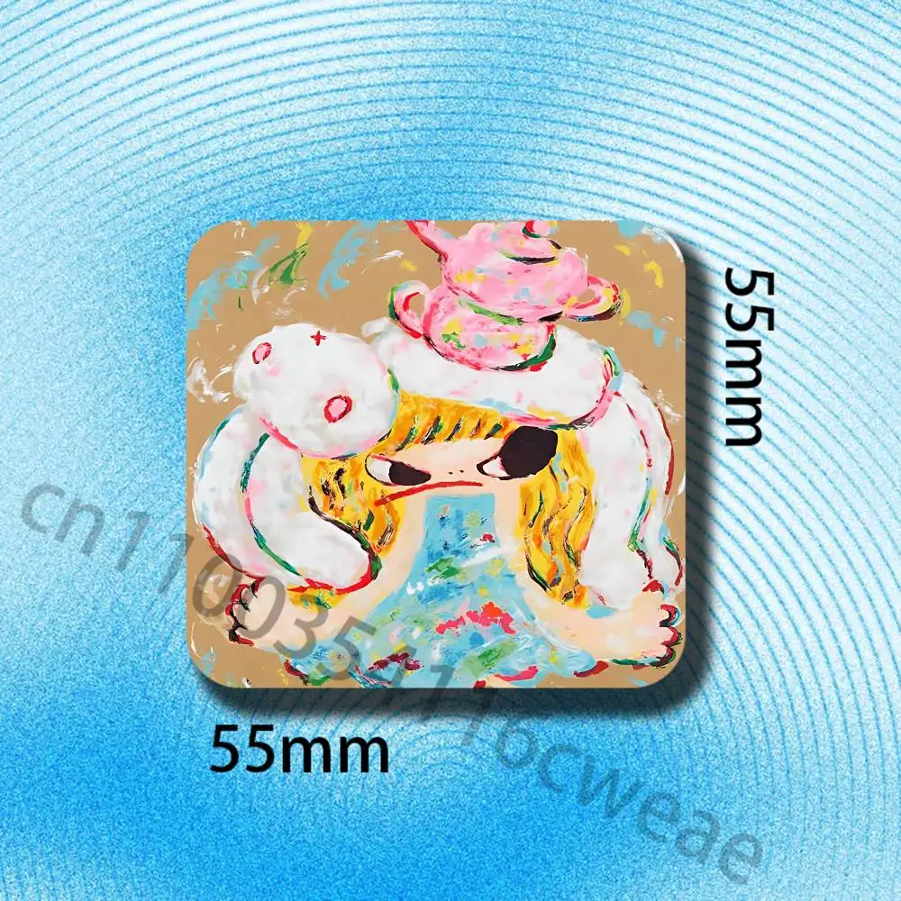 A-Ayako Rokkaku Fridge Magnets Refrigerator Card Kitchen Metal Icebox Cabinet Magnetic